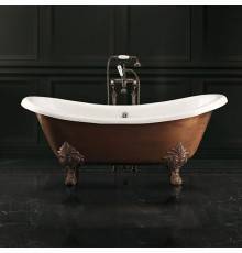 DevonDevon Cherie Copper Effect Ванна чугунная отдельностоящая 168.5х76х68см, цвет: состаренная медь. 2MRCHERIEVARFL
