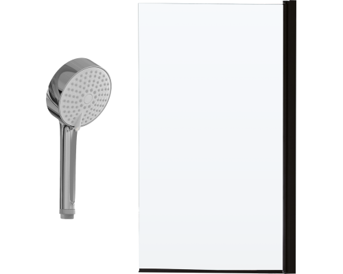 Шторка на ванну Jacob Delafon Struktura E6D042-BL + душевая лейка