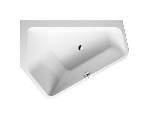 Duravit Paiova 5 Ванна угловая 177х130х58см., Sx, с бесшовной панелью и рамой, акрил, цвет: белый. 700394000000000
