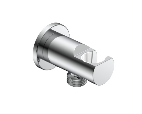 AQM8714CR Siena Выход из стены с держателем, хром AQM8714CR