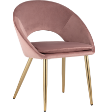 Стул Stool Group Кензи велюр пыльно-розовый
