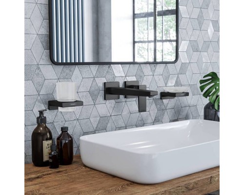 Hansgrohe AddStoris Мыльница, цвет: черный матовый. 41746670 Hansgrohe AddStoris Мыльница, цвет: черный матовый. 41746670