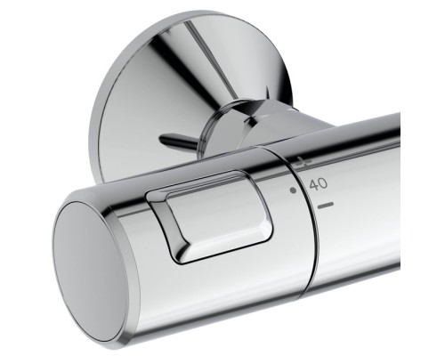 Ideal Standard Ceratherm T25 Душевая система с термостатическим смесителем, верхним душем Oslash;25см., держателем, лейкой для душа и шлангом 150см., цвет: хром. A7627AA