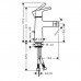 Hansgrohe Talis S, Смеситель для биде, с донным клапаном, Цвет: хром. 72200000