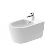 Duravit Me by Starck Биде подвесное 57х37см., с 1 отв., с креплением, с покрытием WonderGliss, цвет: белый. 22881500001