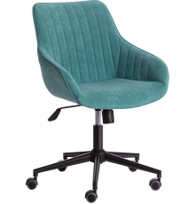 Компьютерное кресло TetChair Dublin, велюр clermon, бирюзовый 140