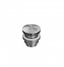 QuadroDesign Source Донный клапан Up  down, цвет: brushed stainless steel. SC015AS