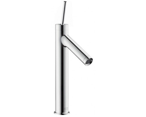 AX 10 123 000 Starck Смеситель для раковины 165 мм, гладкий, незапираемый сливной гарнитур 10123000