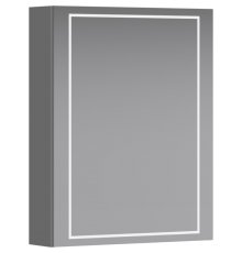 AQ SLX0455L Simplex Шкаф-зеркало с подсветкой левый, цвет белый SLX0455L