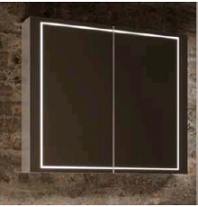 AQ SLX0408 Simplex Шкаф-зеркало с подсветкой, цвет белый SLX0408