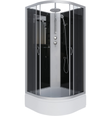 Душевая кабина Niagara Classic NG-3502-14BKT 100х100 см, без крыши, с тропическим душем