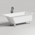 Salini Cascata KIT Ванна встраиваемая, с прямоугольной чашей, 170х75х60см, регулируемые ножки, донный клапан UpDown, сифон S-Sense, цвет: белый. 104313G