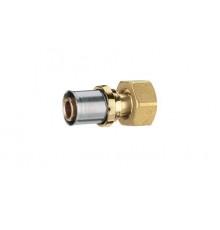 Муфта, Giacomini, RM179SP, НГ, 3/4, 20 x 2, латунь, с плоским кольцом, для труб GIACOTHERM, GIACOFLEX многослойных и полибутиленовых