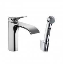 Hansgrohe Vivenis Смеситель для раковины, 1 отв., с набором для биде и со шлангом 160см., цвет: хром. 75210000