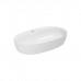 Azzurra Elegance Circle Раковина накладная, 70x42xH14 см, 1 отв., без перелива, цвет: Bianco lucido. ELLA070420CMBI/(ECI70M bi)*1