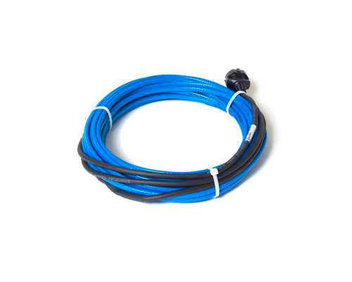 Нагревательный кабель саморегулируемый DEVIpipeheat™ DPH-10, с вилкой 19 м190 Вт при +10°C 98300079