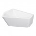 Duravit Paiova 5 Ванна угловая 177х130х58см., Sx, с бесшовной панелью и рамой, акрил, цвет: белый. 700394000000000