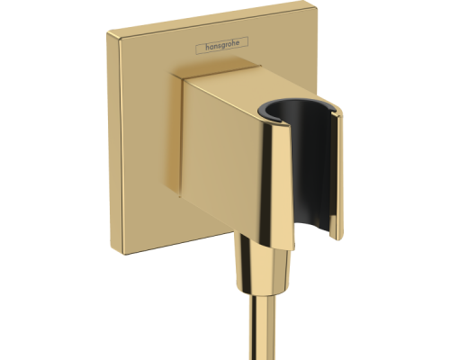 HG 26 889 990 Fixfit Porter E Шланговое подключение с держателем ручного душа, полир. золото 26889990