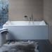 Duravit STARCK Ванна акриловая  прямоугольный вариант 180х90см, встраиваемая или с панелями , с 2 наклонами  для спины ,  цвет белыйми , с 2 наклонами  для спины,  цвет: белый. 790100000000000,  700339000000000