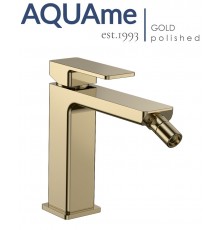 Смеситель для биде AQUAme Savona шлифованное золото AQM6816GG