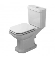 Duravit 1930 Унитаз моноблок с отдельным бачком (с механизмом слива хром), 66.5х35.5см, слив в стену, Цвет: Белый. 0227090000,  0872210082