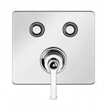 Gessi Hi-Fi Eclectic Смеситель для душа настенный встраиваемый, однорычажный, с 2 запорными кнопками, цвет: хром. 65242#031
