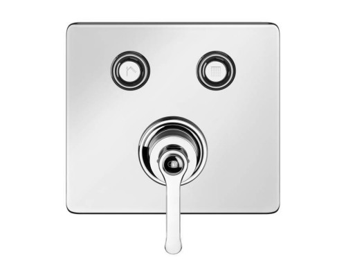 Gessi Hi-Fi Eclectic Смеситель для душа настенный встраиваемый, однорычажный, с 2 запорными кнопками, цвет: хром. 65242#031