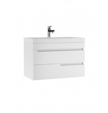 Тумба подвесная под раковину Айсберг, "Bazis 80" Веста с двумя ящиками В2