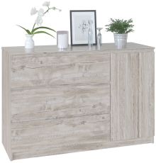 Комод Сокол-Т Т-3р 120х44 см, дуб юкон