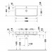Duravit Qatego Раковина 100х47см., 1 отв., накладная, цвет: белый. 2382100027