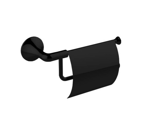 Cisal Vita Держатель бумаги с крышкой, цвет: черный матовый. VI09042040 Акция Cisal Vita Держатель бумаги с крышкой, цвет: черный матовый. VI09042040 Акция