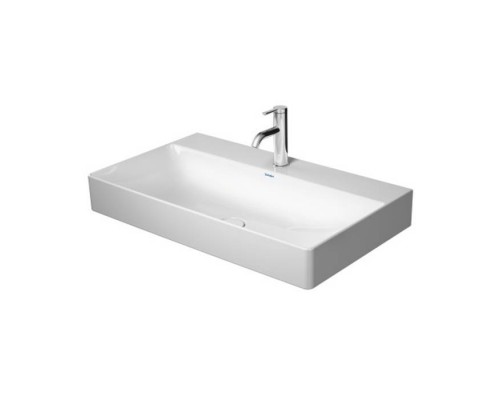 Duravit DuraSquare Раковина накладная 80x47см., с 1 отв., без перелива, с керамической крышкой, с креплениями, цвет: белый. 2353800041