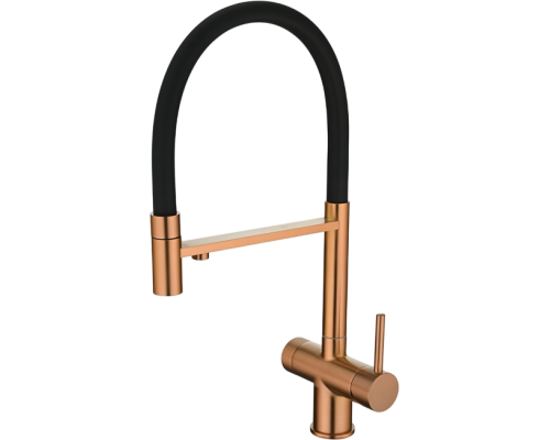 Смеситель для кухни Emar PVD ЕС - 7024 PVD Coppery