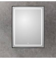 Зеркало BelBagno Kraft 90x70, с подсветкой, с подогревом, черный