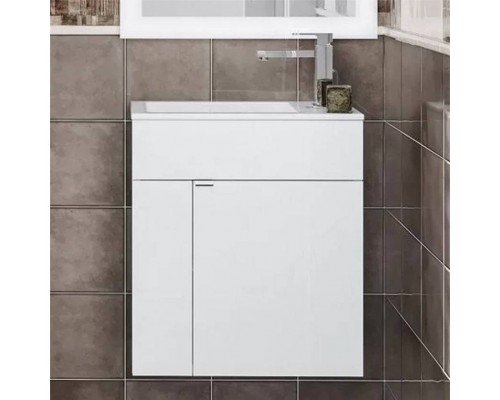 Тумба под раковину Kerama Marazzi Lato 50 подвесная, белая