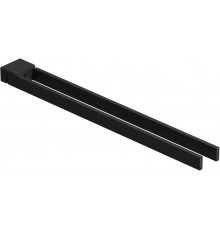 Полотенцедержатель Kludi Vela C 3197739, 43 см, черный матовый