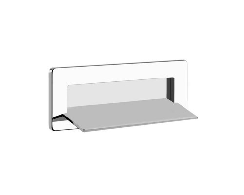 Gessi iSpa Каскадный излив для душа настенный прямоугольный, для монтажа с удаленным управлением, внешняя часть, цвет: Mirror Steel. 39895#238