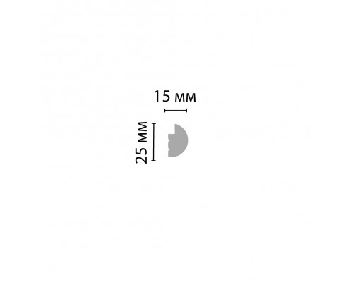 Молдинг DECOMASTER D327-1 ДМ(25,4*15*2900 мм) Молдинг DECOMASTER D327-1 ДМ(25,4*15*2900 мм)