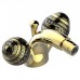 THG Marquise porcelaine noire Смеситель для биде, 1 отв., цвет: золото/черный фарфор. A7F-F01-3202