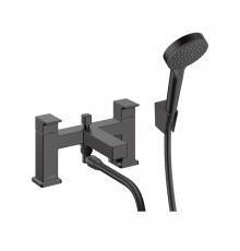 Hansgrohe Vernis Shap Смеситель на край ванны, на 2 отв, цвет: матовый черный . 71462670