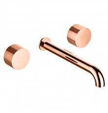 Stella Sirius Смеситель для раковины, встраиваемый, излив: 21см, цвет: Copper satinato PVD. SR 01000 PV11