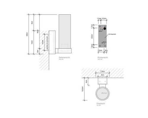 Decor Walther Metro 22 Светильник настенный 7.5x12.5x22см, 1x G24-Q3 26W, цвет: хром. 0323800