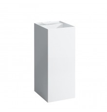 Laufen Kartell Раковина 37.5х43.5х90 см, без отв., напольная, без перелива, цвет: белый. 8.1133.1.000.112.1