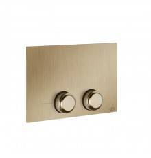 Gessi Venti20 Клавиша смыва для унитаза двойная, для инсталляций TECE, цвет: Warm Bronze Br. PVD. 54657#726