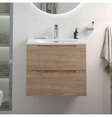 Тумба с раковиной BelBagno Etna 70 rovere bianco, раковина BB-8099-70