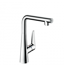 Hansgrohe Talis Select S, Смеситель для кухни, с поворотным изливом, Цвет: сталь. 72820800