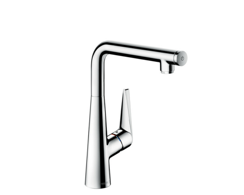 Hansgrohe Talis Select S, Смеситель для кухни, с поворотным изливом, Цвет: сталь. 72820800 Hansgrohe Talis Select S, Смеситель для кухни, с поворотным изливом, Цвет: сталь. 72820800