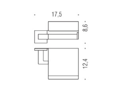 Colombo Basic Q Держатель туалетной бумаги, с крышкой, цвет: хром. B3791.CR Colombo Basic Q Держатель туалетной бумаги, с крышкой, цвет: хром. B3791.CR