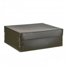 ADJ Коробка Snob, 36x30xH13,5 см., цвет: оливковый/горчичный. 3630.55/40