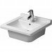 Duravit Starck 3 Раковина 48x46.5 см, 1 отв., шлифованная, с переливом, цвет: белый. 0303480022